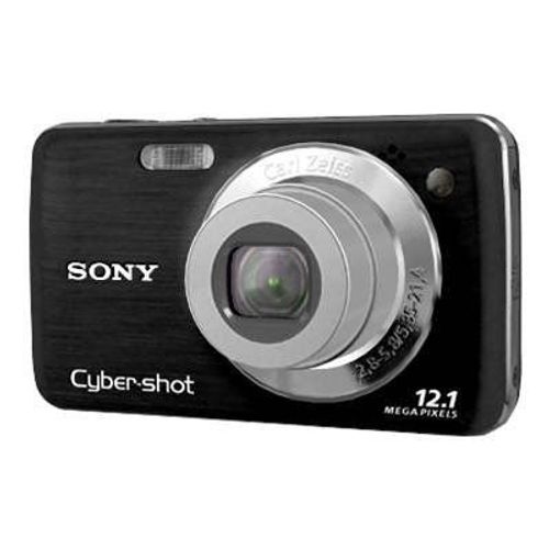 Appareil photo Compact Sony Cyber-shot DSC-W210 NoirW210 - Appareil photo numérique - compact - 12.1 MP - 4x zoom optique - Carl Zeiss - noir