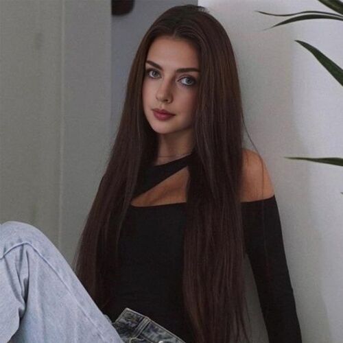 Kalanka-Perruque De Cosplay - Cheveux Longs - Résistante À La Chaleur - Coupe Réglable - 100 Cm - Pour Costume D'anime - Perruque Quotidienne Droite Brun Rougeâtre Pour Halloween Et Cosplay