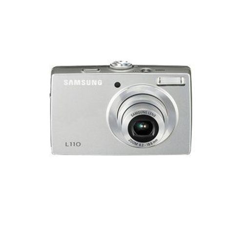 Appareil photo Compact Samsung L110 Argent compact - 8.2 MP - 3x zoom optique - flash 10 Mo - argent