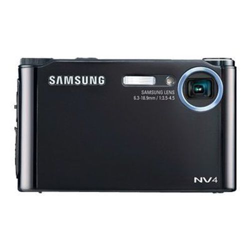 Samsung NV4 - Appareil photo numérique - compact avec lecteur numérique/enregistreur vocal - 8.2 MP - 3x zoom optique - noir