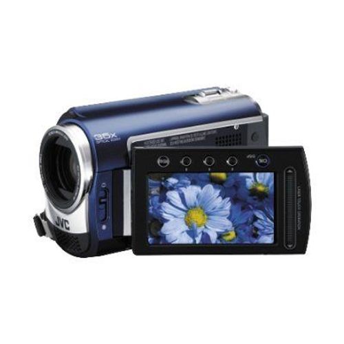 JVC Everio GZ-MG330AEX - Caméscope - mode écran large - 800 KP - 35x zoom optique - Konica Minolta - HDD 30 Go - bleu
