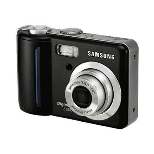 Appareil photo Compact Samsung Digimax S600 Noir compact - 6.0 MP - 3x zoom optique - flash 20 Mo - noir
