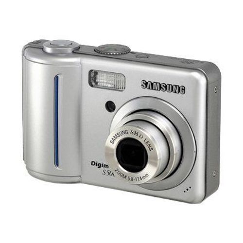 Appareil photo Compact Samsung Digimax S500 Argent compact - 5.1 MP - 3x zoom optique - flash 20 Mo - argent