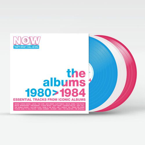 Now That's What I Call An Era: Albums 1980-1984 - Now That's What I Call An Era: The Albums 1980-1984 / Various - White, Pink & Blue Colored Vinyl [Vinyl Lp] Blue, Colored Vinyl, Pink, White, Uk - Import