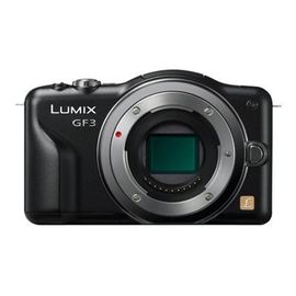 Appareil photo Système sans miroir Panasonic Lumix G DMC-GF3 Appareil photo numérique - sans miroir - 12.1 MP - Quatre tiers - 1080i / 60 pi/s - corps uniquement - noir