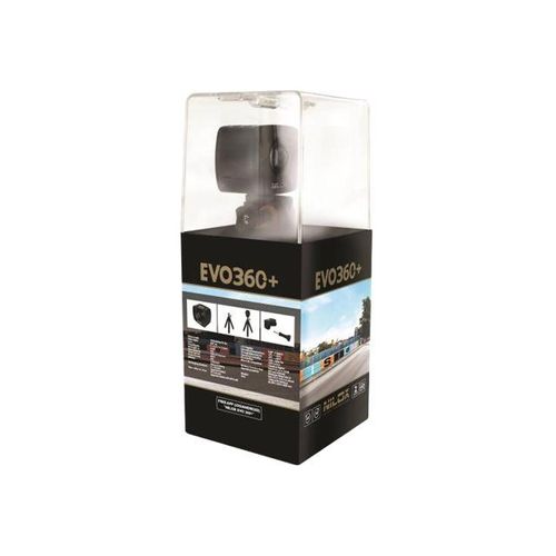 Nilox EVO 360+ - 360° caméra de poche / 30 pi/s - 1.84 MP - Wireless LAN - noir