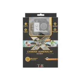 T'nB HD2 SPORT CAMERA - Caméra de poche - 1080p / 25 pi/s - 3.0 MP - sous-marin jusqu'à 60 m - blanc