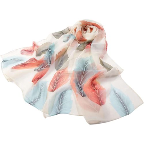 Cheng-Grosse Echarpe Femme Echarpes Et Foulards De Georgette Léger Écharpe Cadeau Châles Etole Femme Hiver, 38