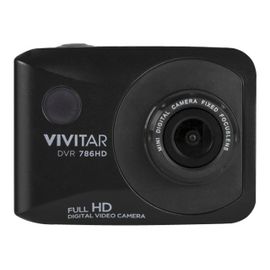 Vivitar DVR 786HD - Caméra de poche - fixable - 1080p / 30 pi/s - 12.0 MP - sous-marin jusqu'à 10 m - noir