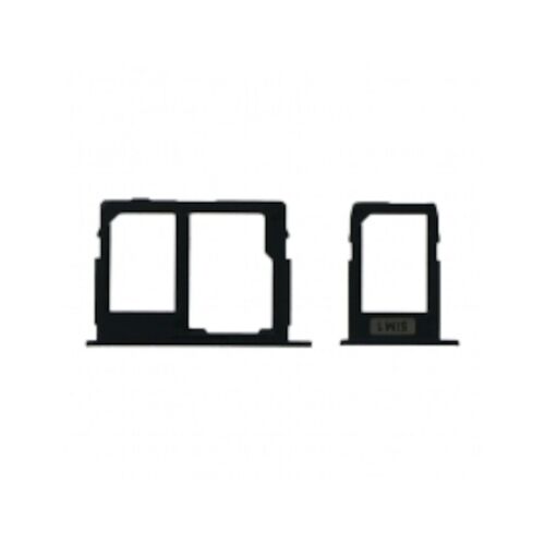Tiroir De Carte Sim Pour Samsung Galaxy J7 Max/J7 Neo Dual Card Noir