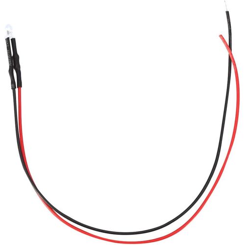 Kal-Câble De Lumière, 10pcs 12v 3mm 20cm 0.06w Led Diode Électroluminescente Filaire Multicolore Led (Jaune)