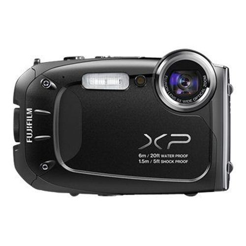 Appareil photo Compact Fujifilm FinePix XP60 Noir compact - 16.4 MP - 5x zoom optique - Fujinon - sous-marin jusqu'à 6 m - noir