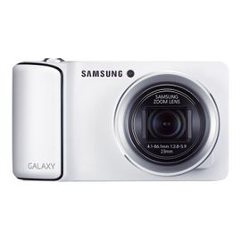 Appareil photo Compact Samsung GALAXY EK-GC110 Blanc Appareil photo numérique - compact - 16.3 MP - 1080p - 21x zoom optique - flash 8 Go - Wi-Fi, Bluetooth - blanc