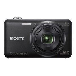 Sony Cyber-shot DSC-WX80 - Appareil photo numérique - compact - 16.2 MP - 8x zoom optique - Carl Zeiss - Wireless LAN - noir