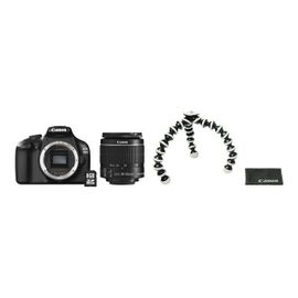 Appareil photo Reflex Canon EOS 1100D + Objectif EF-S 18-55 mm IS II Reflex - 12.0 MP - APS-C - 720 p - 3x zoom optique objectif EF-S 18-55 mm IS II - noir