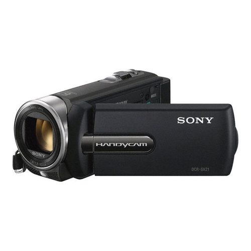 Sony Handycam DCR-SX21 - Caméscope - mode écran large - 800 KP - 57x zoom optique - carte Flash