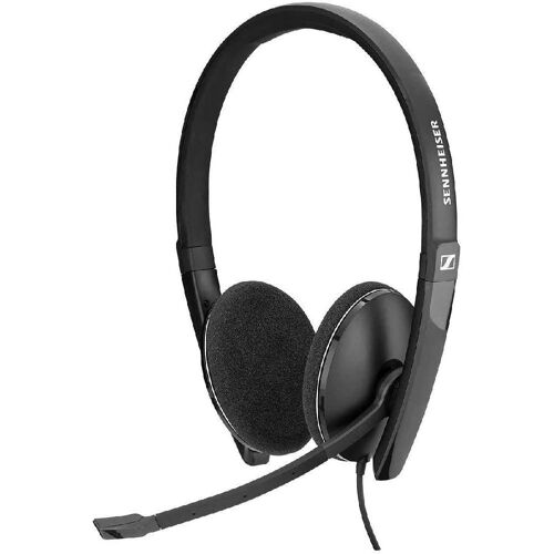MEVRONISSHOP-Sennheiser PC 3.2 Chat - Casque Audio Filaire Stéréo Léger avec Microphone Antibruit Réglable ¿ Pour Téléphonie, Internet et E-Enseignement - Casque PC - Casque Gamer pour Jeux, Travail