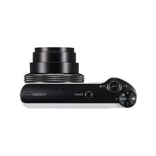 Samsung SMART Camera WB150F - Appareil photo numérique - compact - 14.2 MP - 720 p - 18x zoom optique - Schneider 18 Mo - noir
