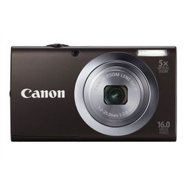 Appareil photo Compact Canon PowerShot A2400 IS Noir compact - 16.0 MP - 720 p - 5x zoom optique - noir