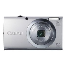 Appareil photo Compact Canon PowerShot A2400 IS Argent compact - 16.0 MP - 720 p - 5x zoom optique - argent
