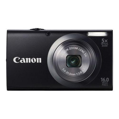 Appareil photo Compact Canon PowerShot A2300 Noir compact - 16.0 MP - 720 p - 5x zoom optique - noir