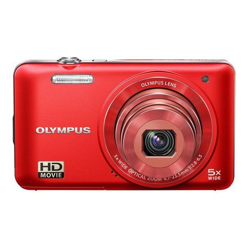 Olympus VG-160 - Appareil photo num?rique - compact - 14.0 MP - 5x zoom optique 43 Mo - rouge