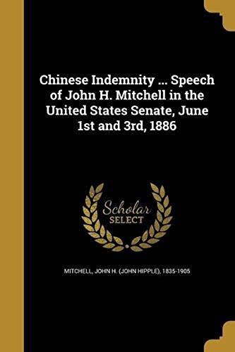 Chinese Indemnity Speech Of Jo