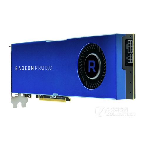 Carte graphique AMD Radeon Pro Duo 32GB 32GB GDDR5 256×2bit PCI Express 3.0 16X 1243MHz