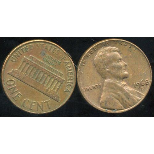 Usa One Cent 1968 D