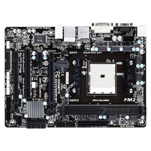 Carte mère GIGABYTE GA-F2A85XM-HD3(rev.1.2) AMD A85X Socket FM2 DDR3 64GB Micro ATX