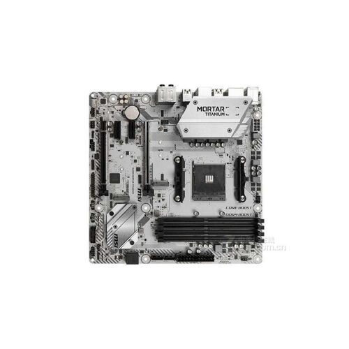 Carte mère MSI B450M MORTAR TITANIUM AMD B450 Socket AM4 DDR4 64GB Micro ATX