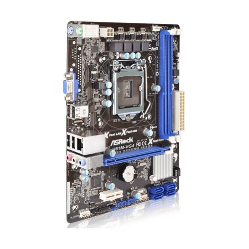 Carte mère ASROCK H61M-VG4 Intel H61 LGA 1155 DDR3 16GB Micro ATX