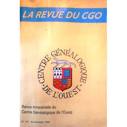 Centre Généalogique De L'ouest N° 101