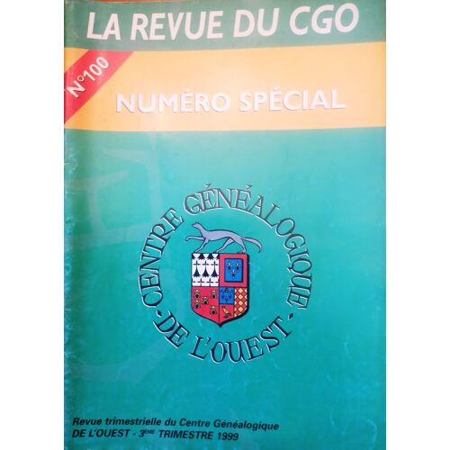 Centre Généalogique De L'ouest N° 100