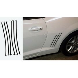 Autocollants À Rayures Pour Chevrolet Camaro Ss Rs Ls 2010 ¿ 2015, 6 Pièces