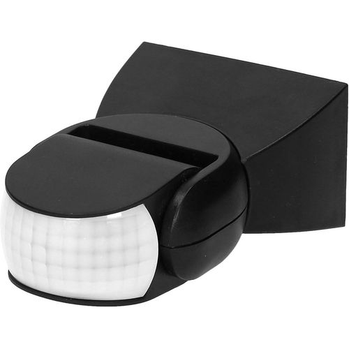 Detecteur De Mouvement pour l'Extérieur IP65 avec Capteur Crépusculaire 180° 1200W Etanche (Noir)