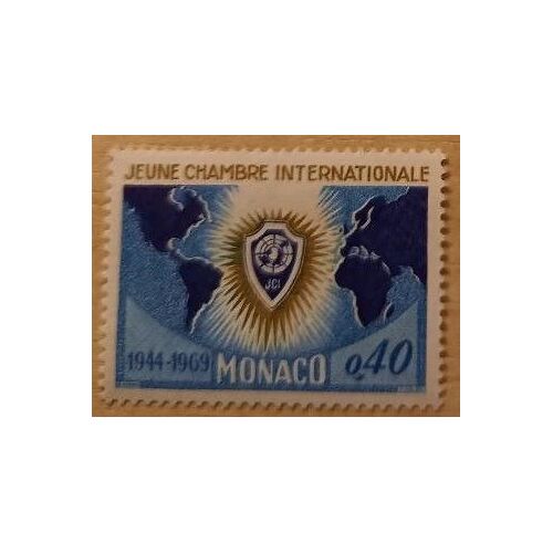 Timbre Neuf Monaco De 1969, Jeune Chambre Internationale, 0,40 Franc.