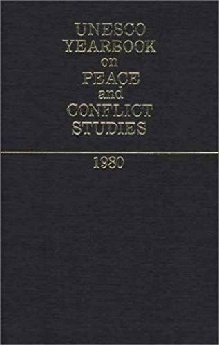 Unesco Yearbook On Peace And Conflict Studies 1980.
