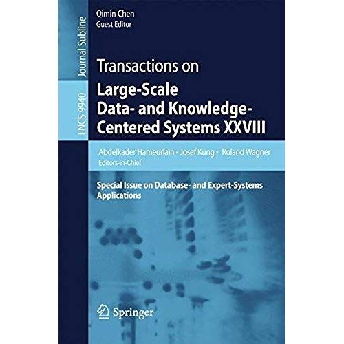 Transactions On Large-Scale Data- And Knowledge-Centered Systems Xxviii