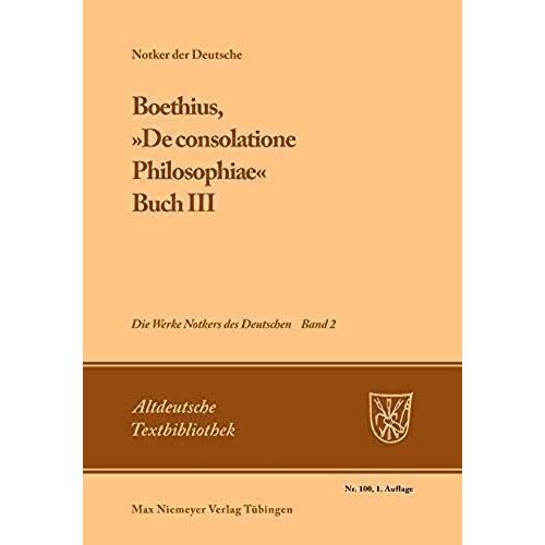 Boethius, 'de Consolatione Philosophiae'