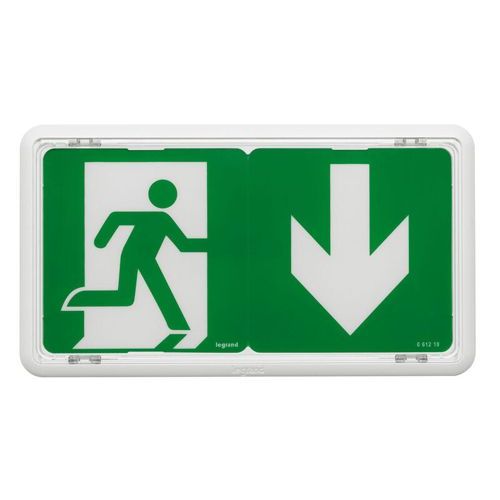 baes évacuation eco1 à leds 45 lumens legrand sati ip43-ik07