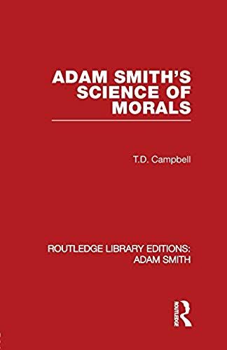 Adam Smith's Science Of Morals