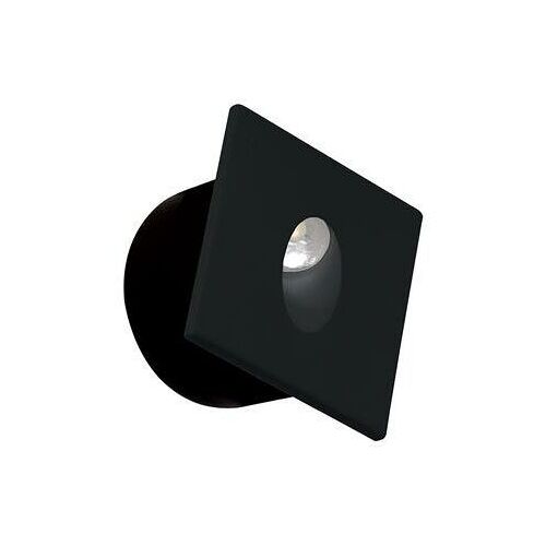 Spot Led Mural Carré Noir 3w 4000k