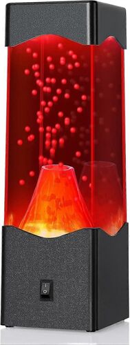 Lampe Volcan, Veilleuse Réaliste En Forme D'éruption Volcanique, Alimentée Par Usb, Luminaire Décoratif D'intérieur, Idéal Pour La Détente Ou Le Bureau. Gadgets Tendance Pour Homme