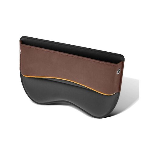 Organisateur De Fentes De Voiture Marron Foncé Boîte De Rangement Décorative Pour Fentes De Voiture Organisateur De Rembourrage Crevice Stora
