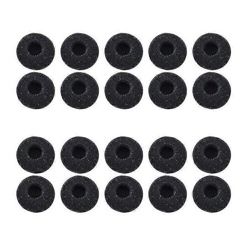 Coussinets d'écouteurs en mousse souple de 18 mm, 20 pièces, housses de remplacement pour écouteurs MP3/MP4