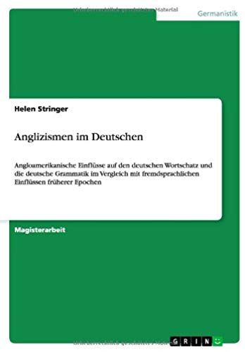 Anglizismen Im Deutschen