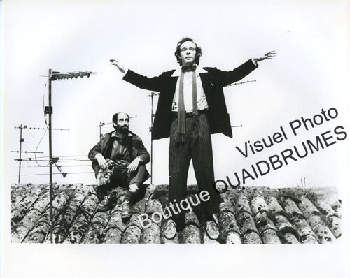 La Voce Della Luna : Photo Argentique D'exploitation Cinématographique - Format 20x25 Cm - De Federico Fellini Avec Roberto Benigni, Paolo Villaggio, Nadia Ottaviani - 1990