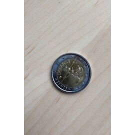 Pièce Espagne 2 Euros - Don Quichotte - Colorisée - 2005