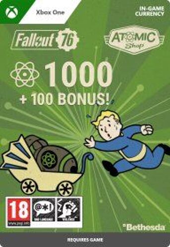 Fallout 76: 1000 (+100 Bonus) Atoms (Extension/Dlc) - Jeu En Téléchargement